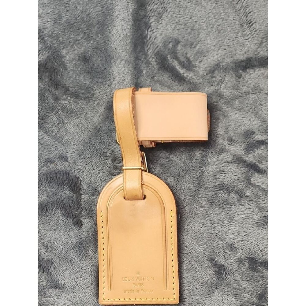 Louis Vuitton Natural Vachetta Leather Luggage Tag